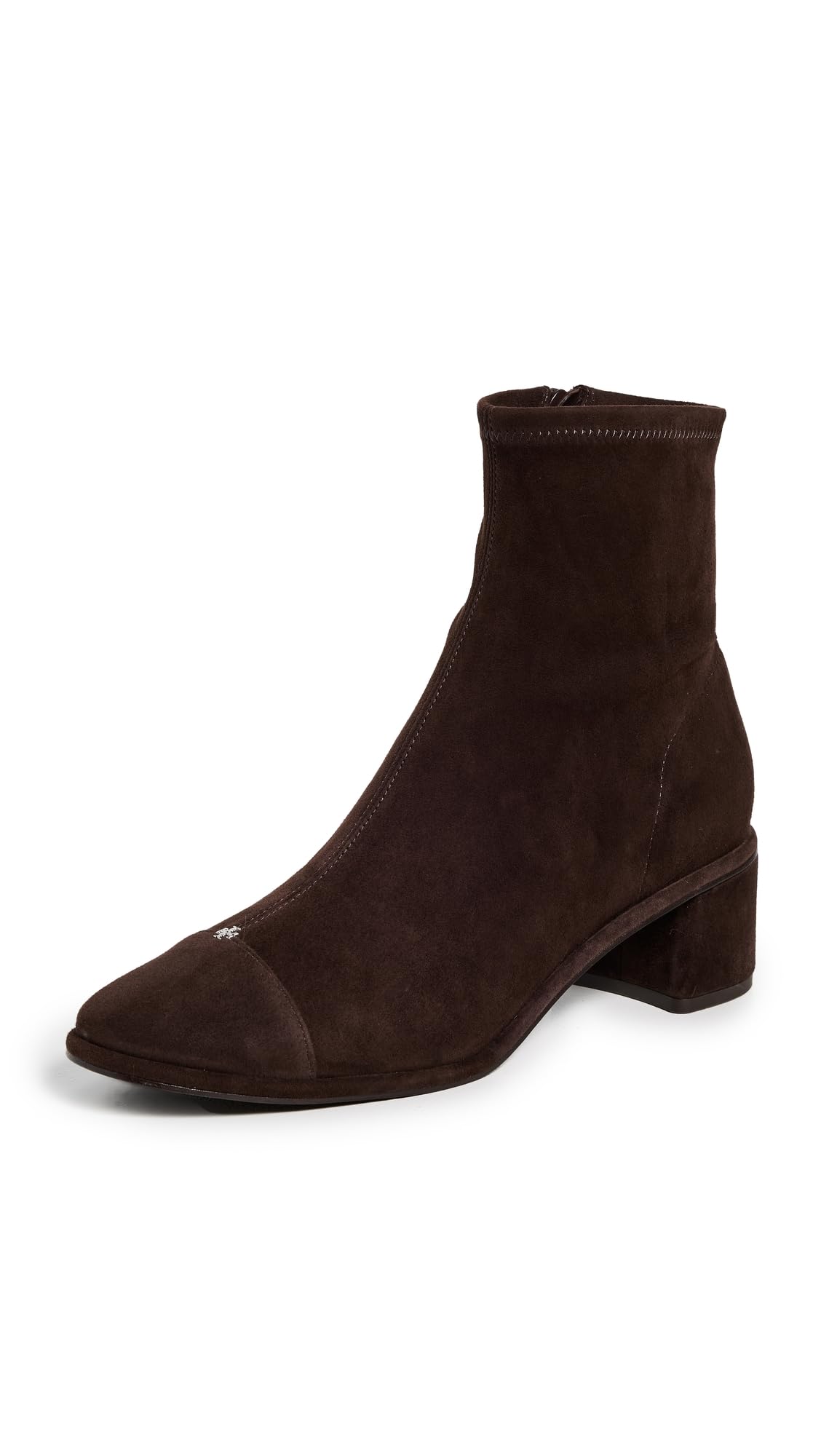 Tory Burch Women's Cap-Toe Heel Ankle Boots