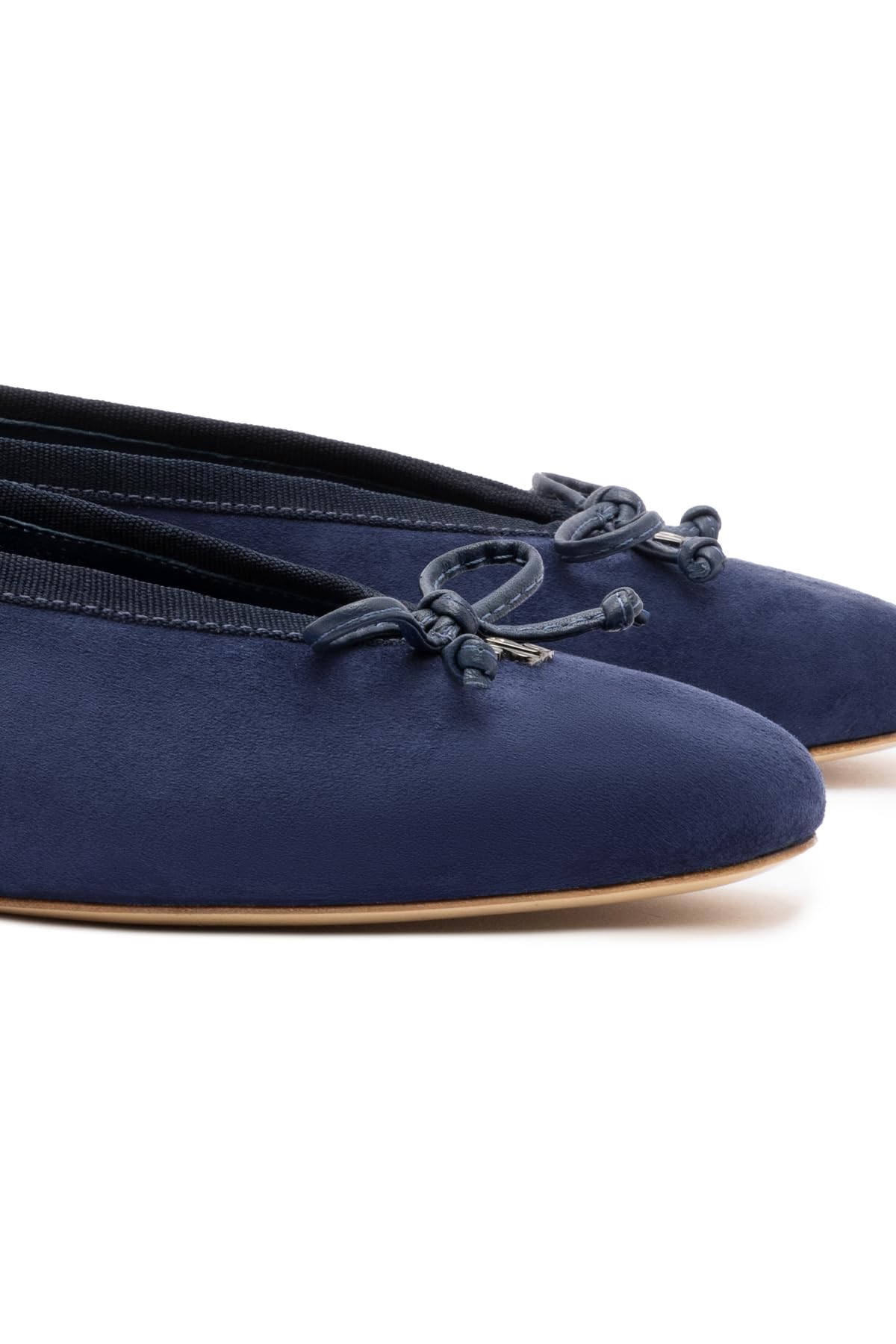 Indigo Suede Ballet Flats