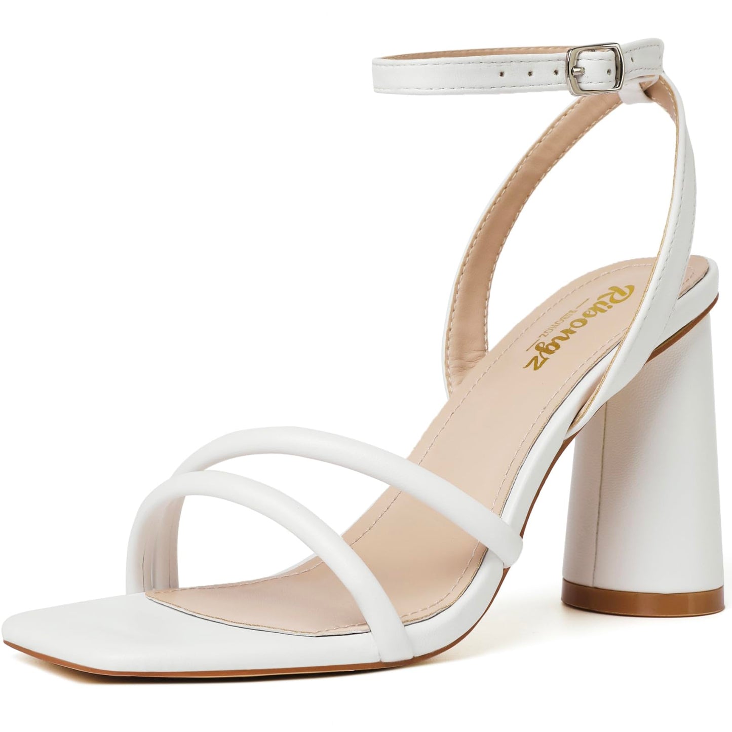Minimal Strappy Block Heel Sandals for Women