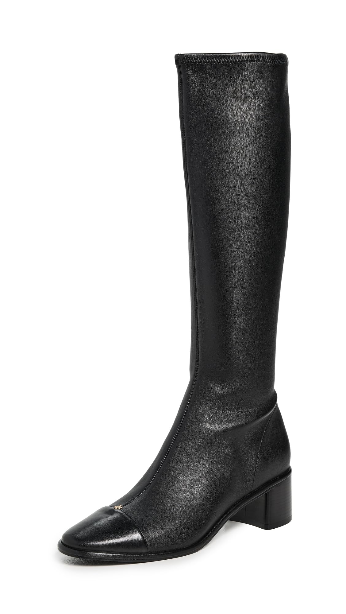 Classic Knee High Boots with Minimal Block Heel