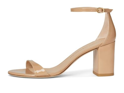 Minimal Block Heel Ankle Strap Sandals