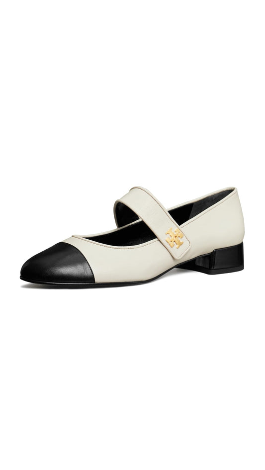 Cap Toe Mary Jane Ballet Heels