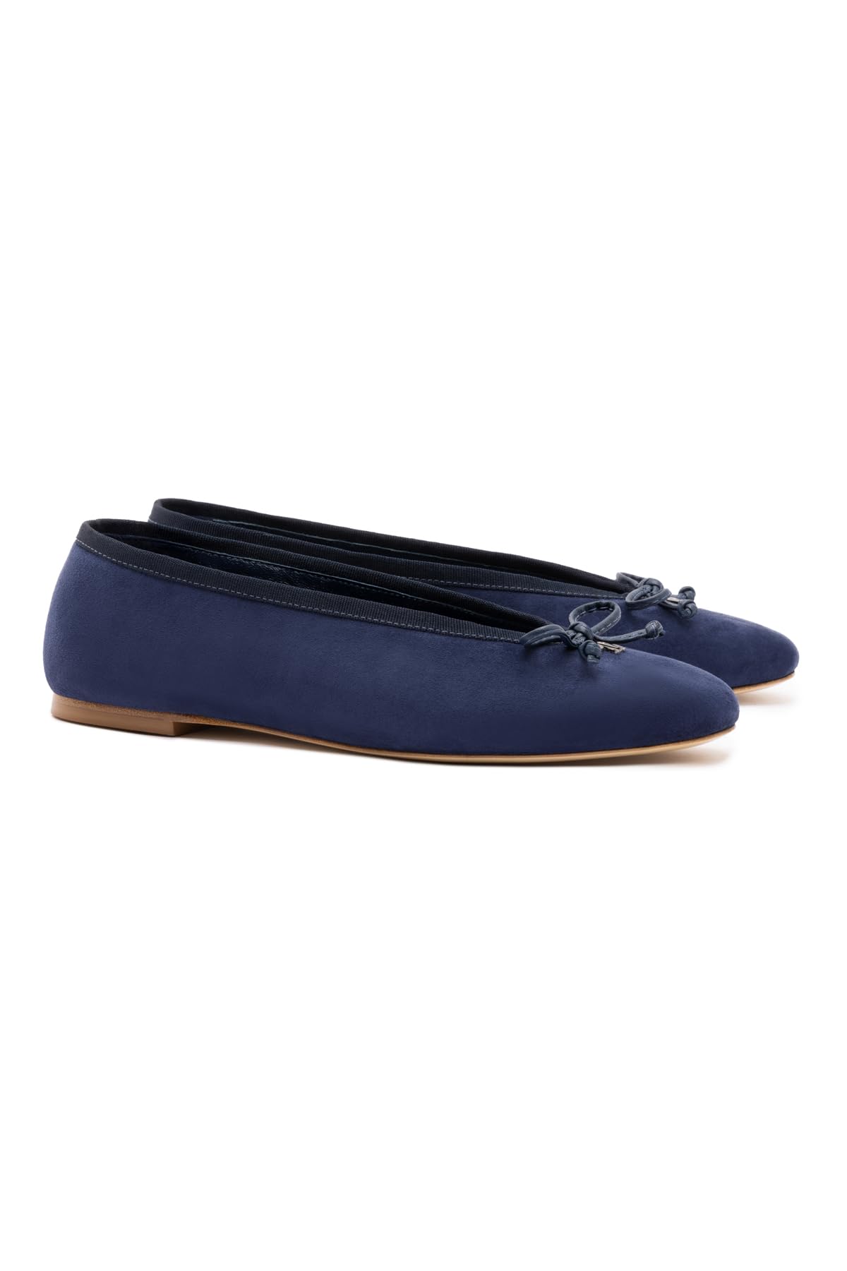 Indigo Suede Ballet Flats