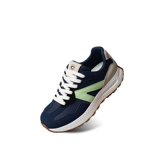 Color Block Athletic Walking Sneakers