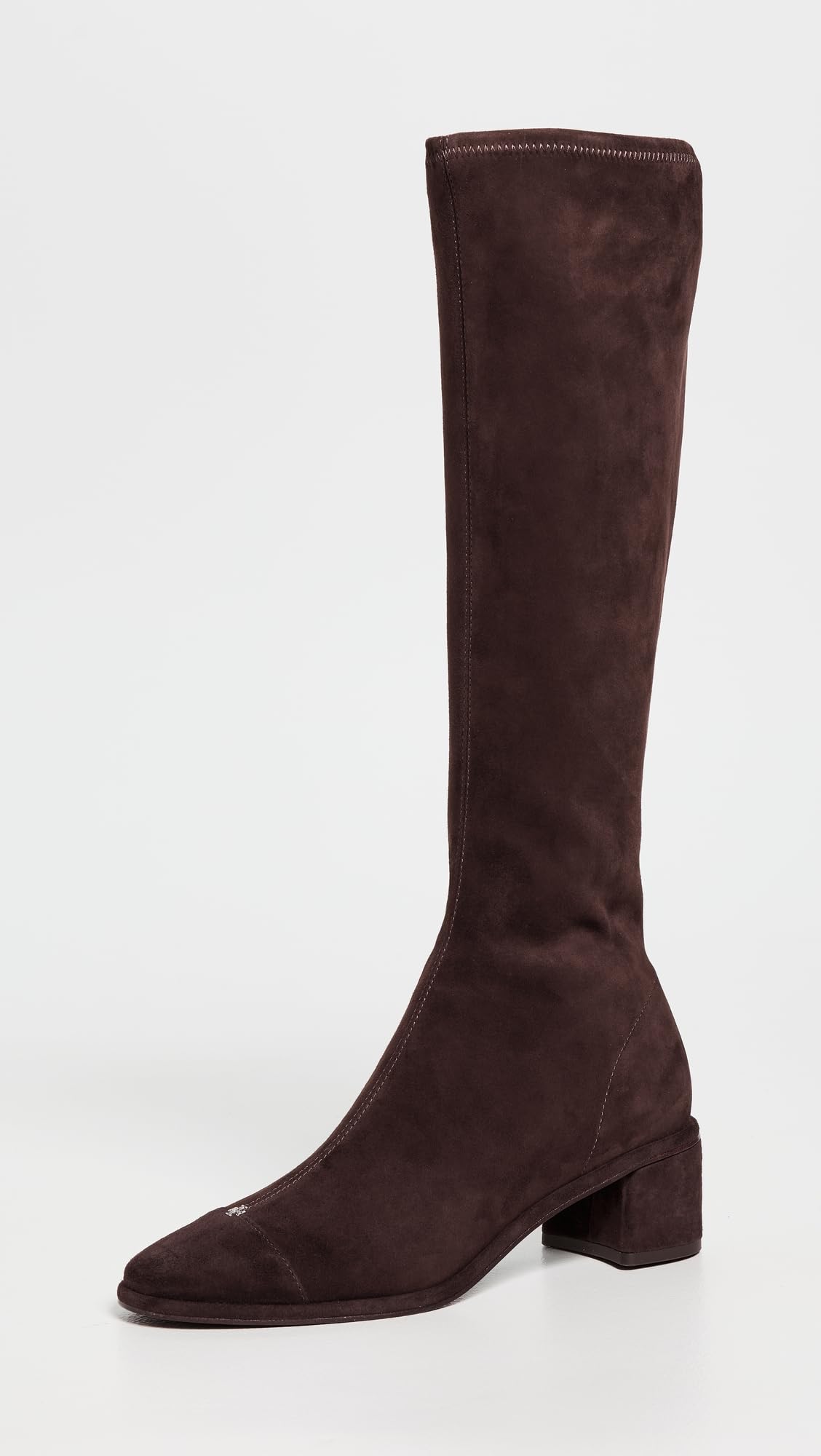 Classic Knee High Boots with Minimal Block Heel
