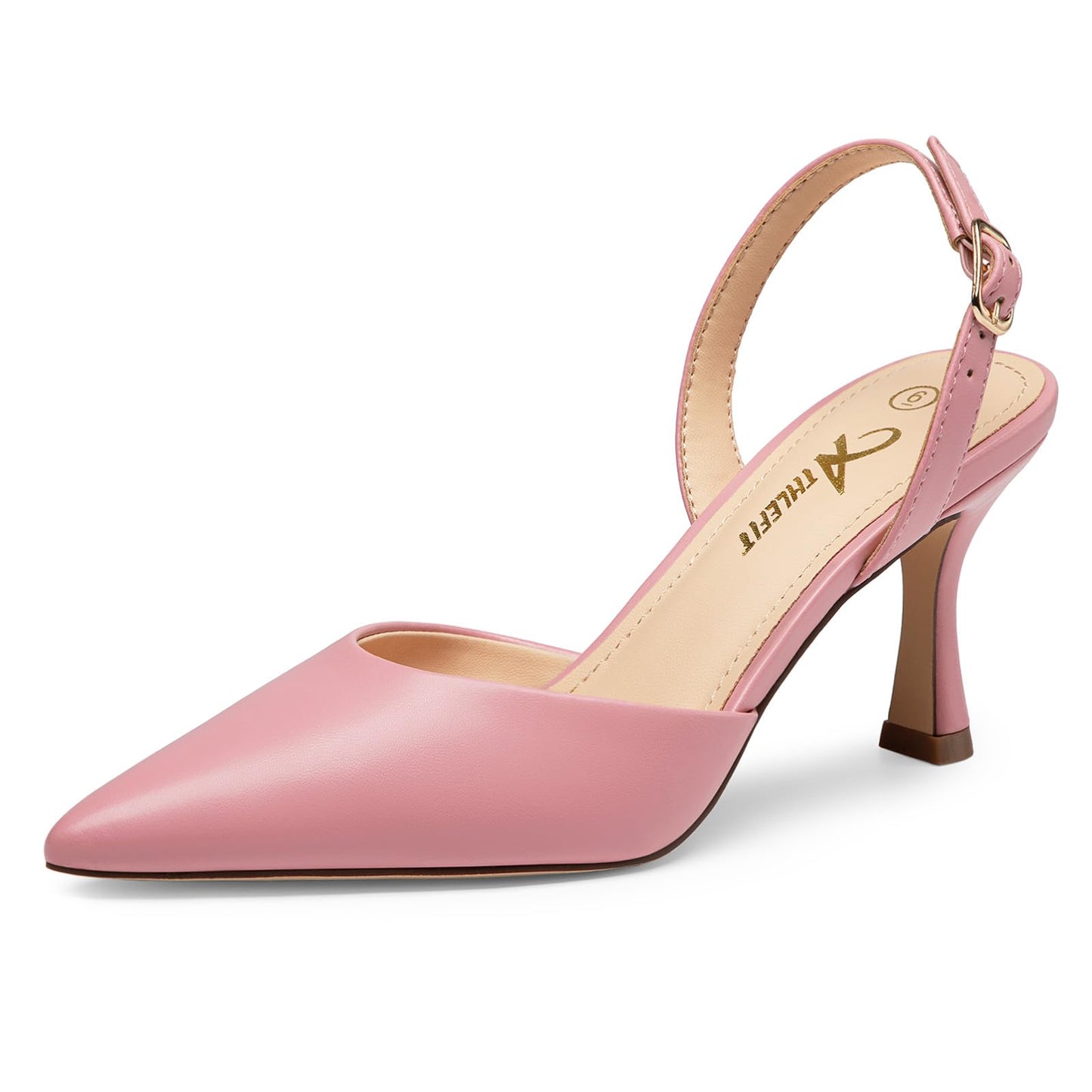 Pointed Toe Slingback Kitten Heels for Women