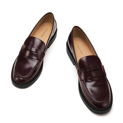 Leather Penny Driving Loafers