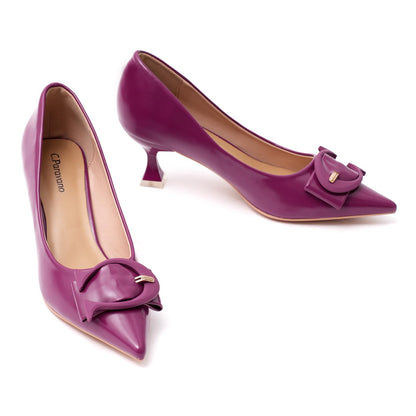 Minimal Kitten Heel Pumps for Elegant Daily Wear