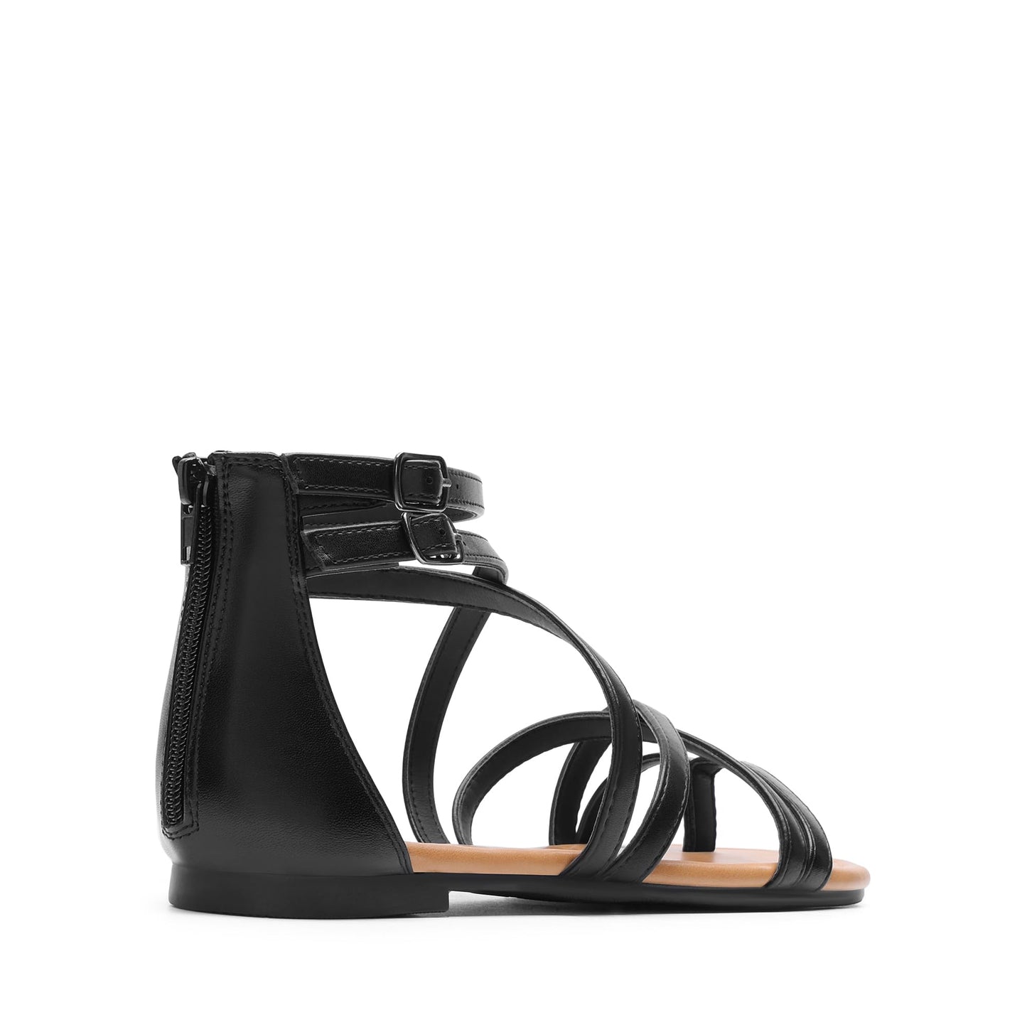 Cross Strappy Gladiator Flat Sandals for Women