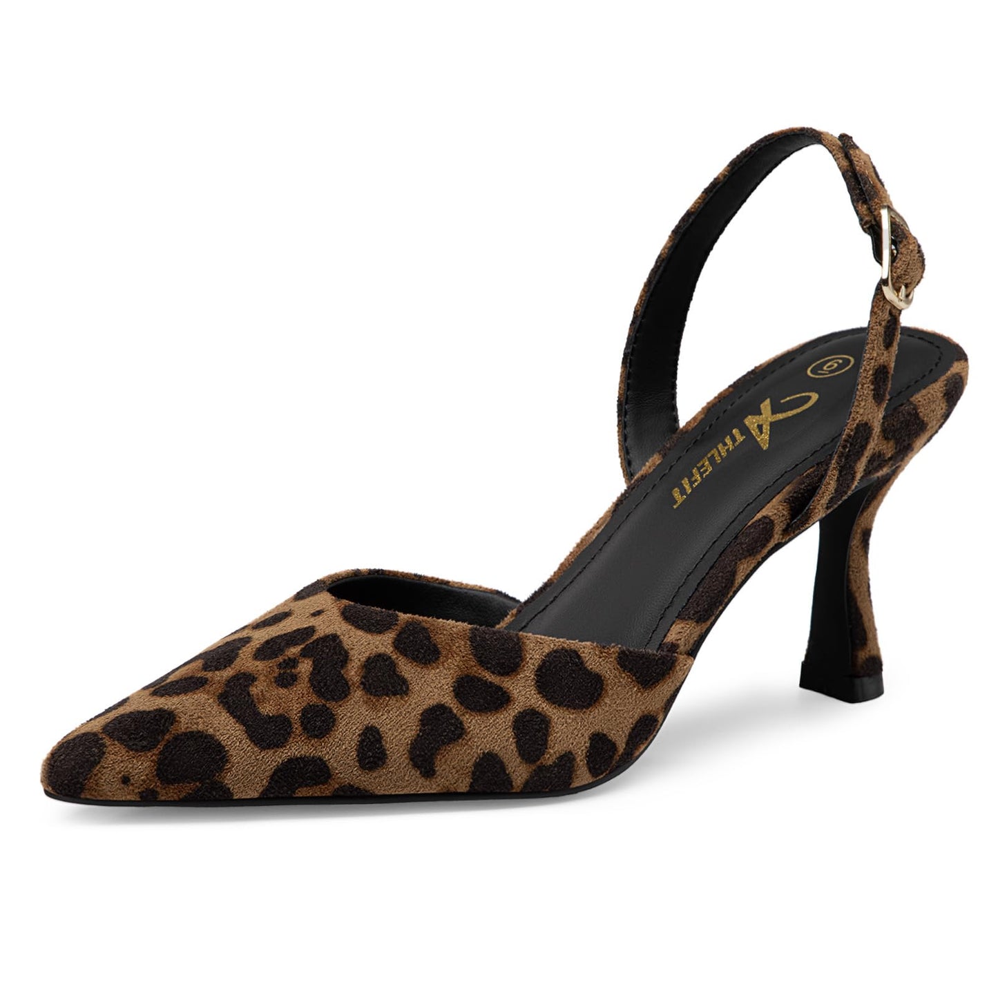 Pointed Toe Slingback Kitten Heels for Women