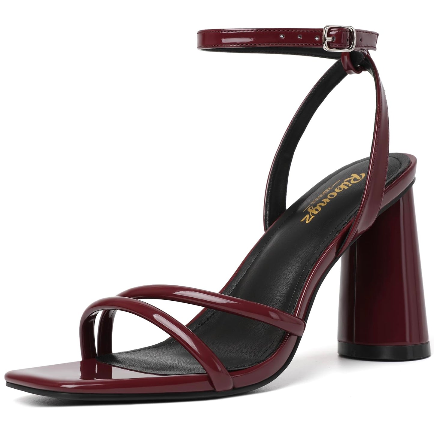 Minimal Strappy Block Heel Sandals for Women