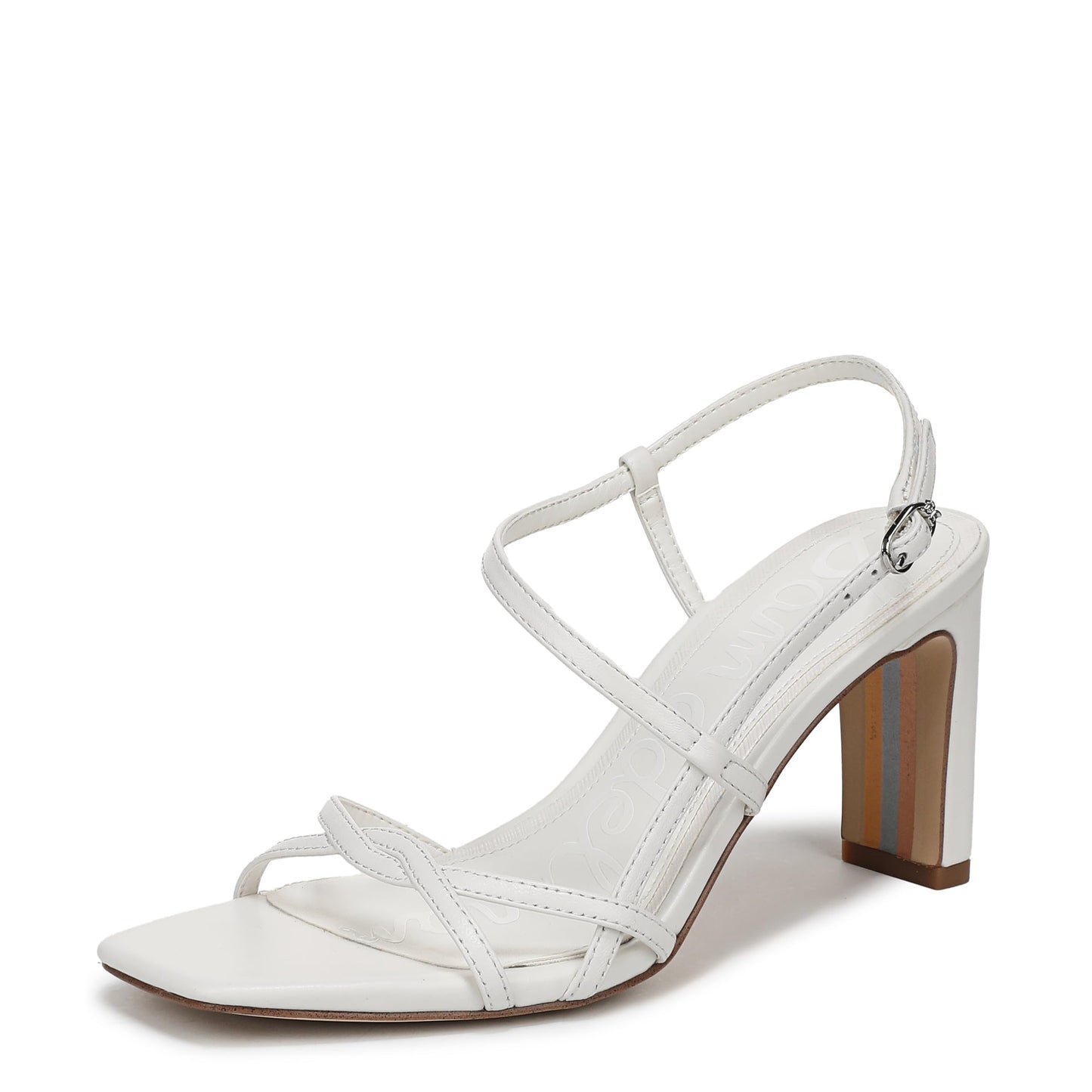 Minimal Strappy Block Heel Sandals