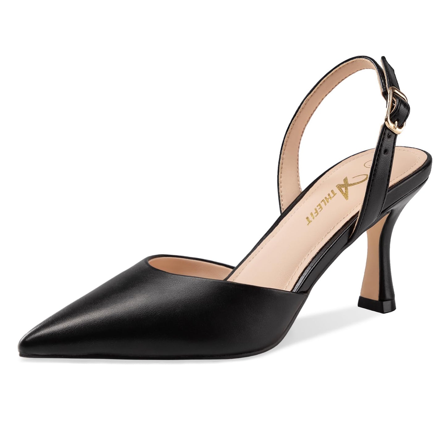 Pointed Toe Slingback Kitten Heels for Women