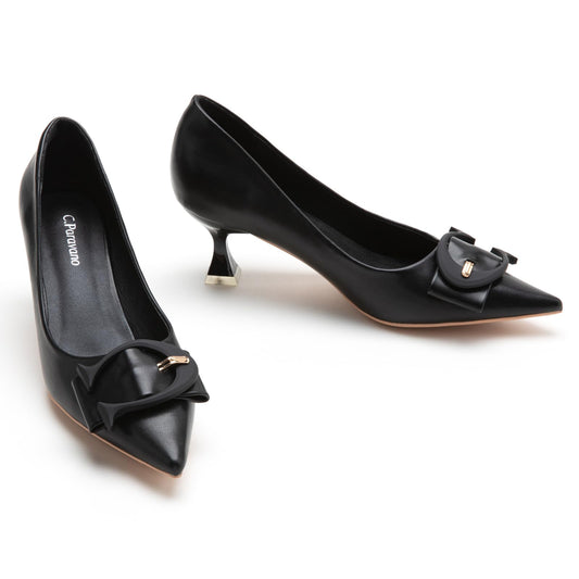 Minimal Kitten Heel Pumps for Elegant Daily Wear