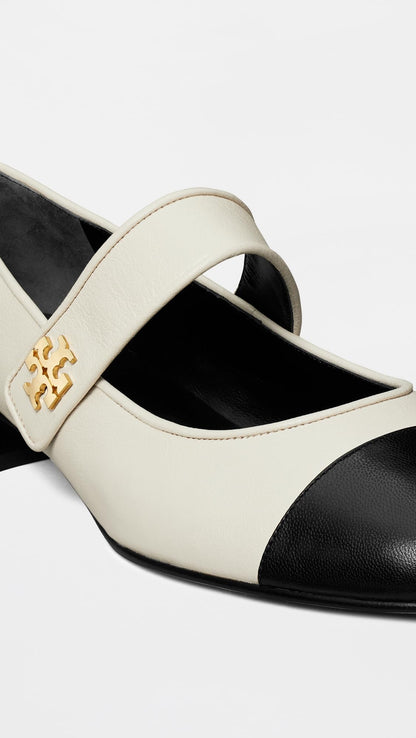 Cap Toe Mary Jane Ballet Heels