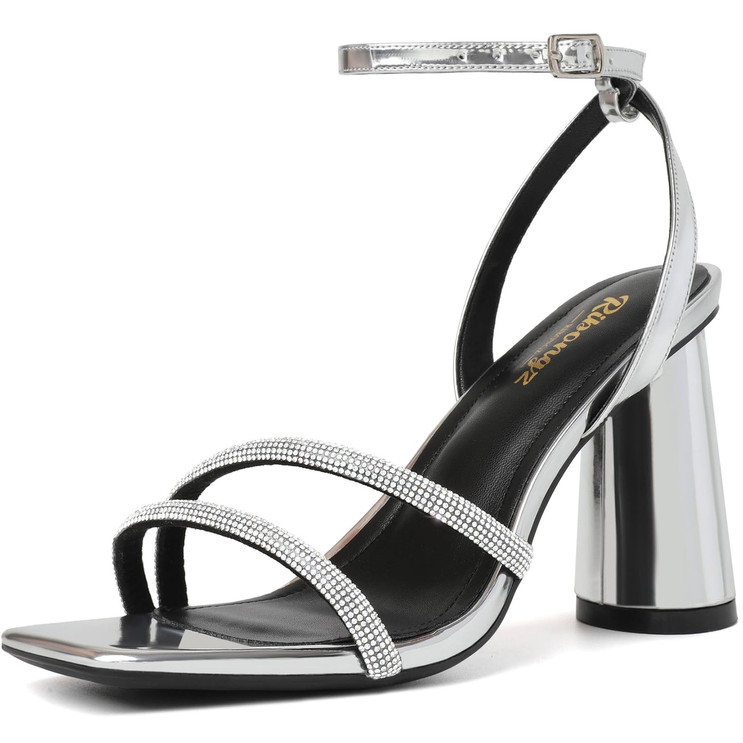 Minimal Strappy Block Heel Sandals for Women