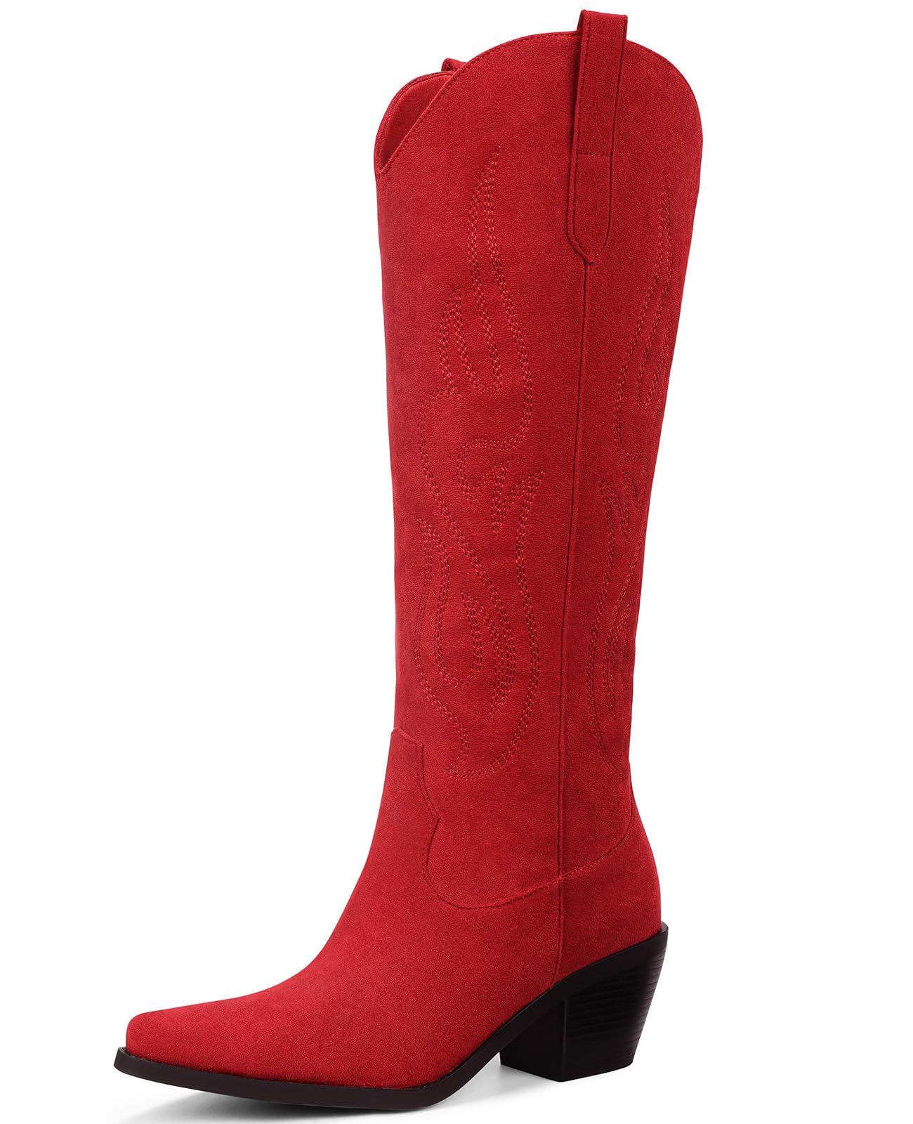 Knee High Cowboy Boots with Chunky Heel Style