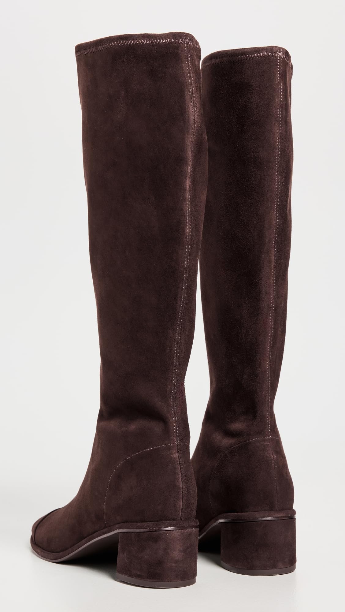 Classic Knee High Boots with Minimal Block Heel