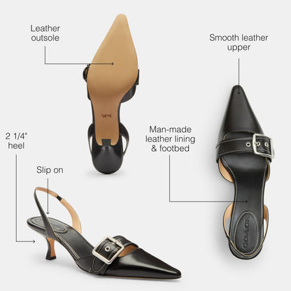 Elegant Pointed Toe Slingback Heels for Women