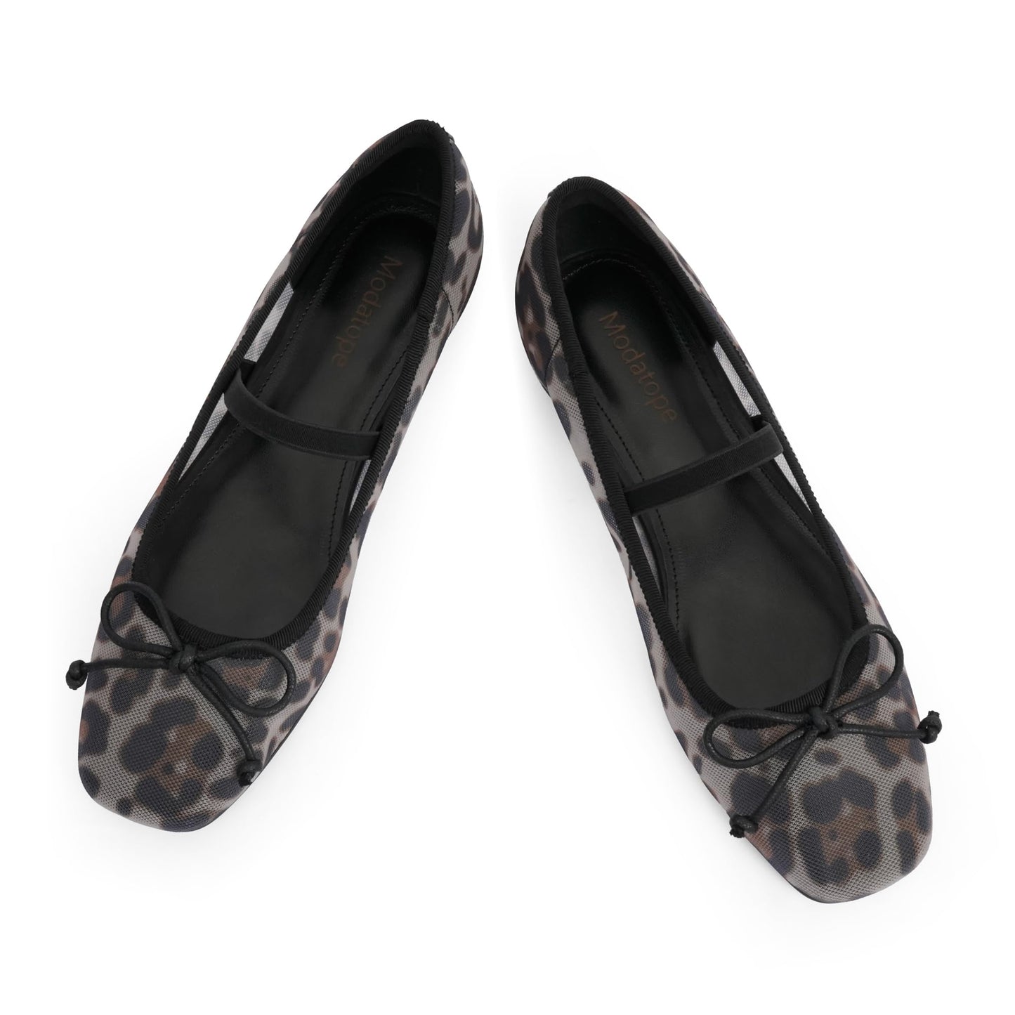 Bow Square Toe Ballet Flats