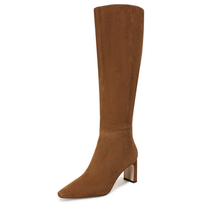 Minimal Knee High Boots for Modern Everyday Wear