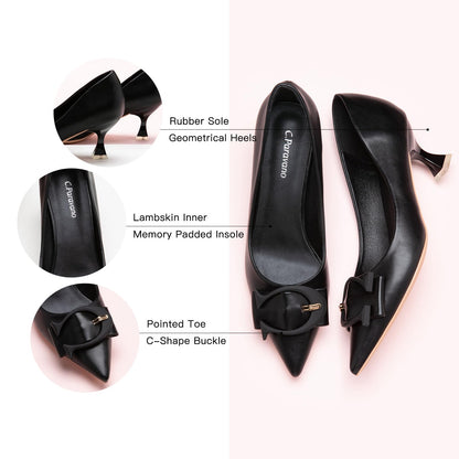 Minimal Kitten Heel Pumps for Elegant Daily Wear