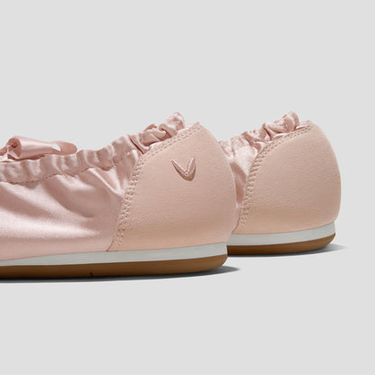 Satin Lace-Up Ballet Sneakers