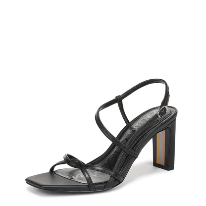 Minimal Strappy Block Heel Sandals