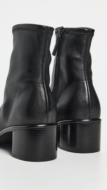 Tory Burch Women's Cap-Toe Heel Ankle Boots