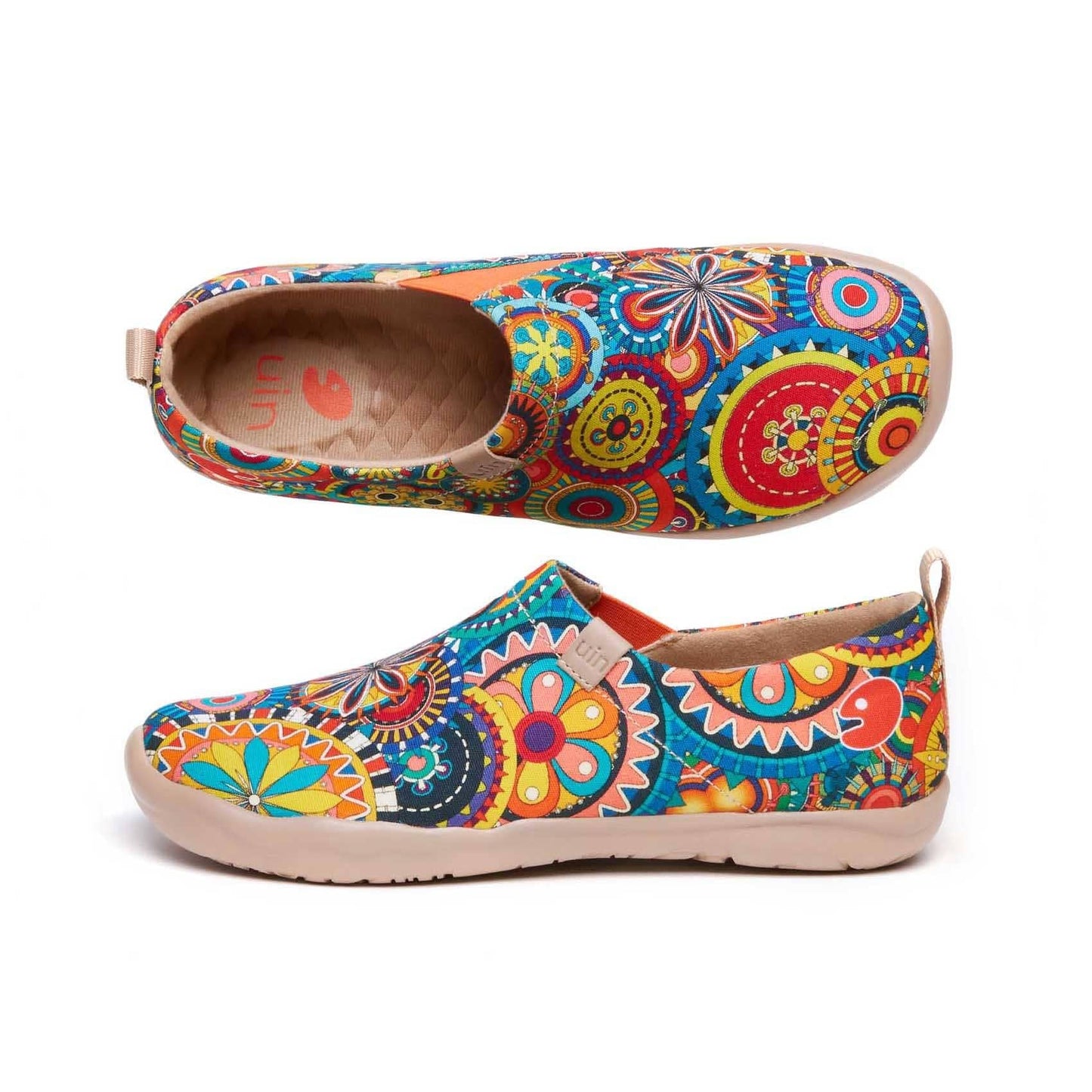 Colorful Art Slip-On Loafers