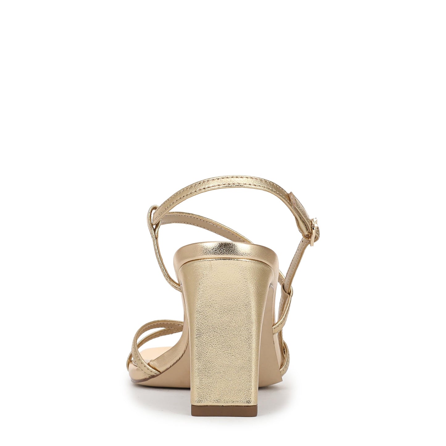 Minimal Strappy Block Heel Sandals