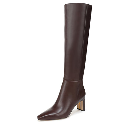 Minimal Knee High Boots for Modern Everyday Wear