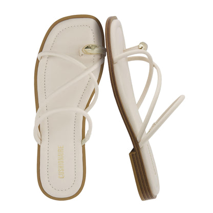 Toe-Loop Slide Sandals with Memory Foam Comfort