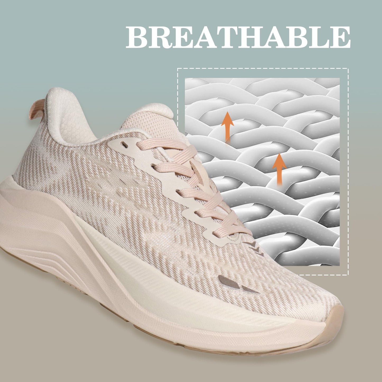 Breathable Cushion Work Walking Sneakers