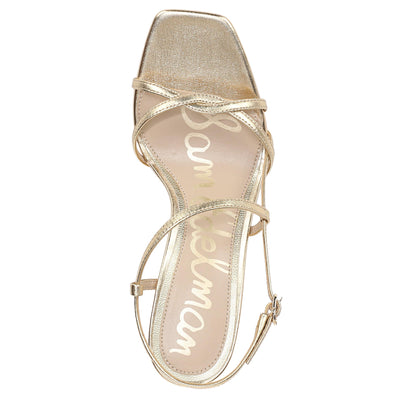 Minimal Strappy Block Heel Sandals