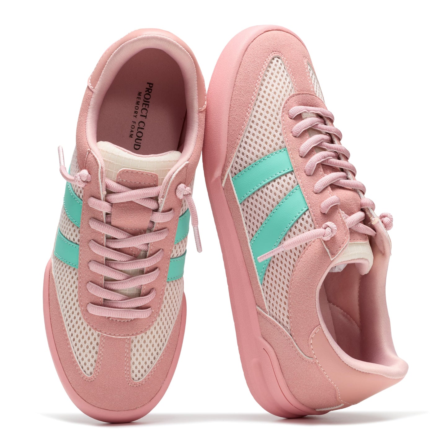 Leather Slip-On Memory Foam Sneakers