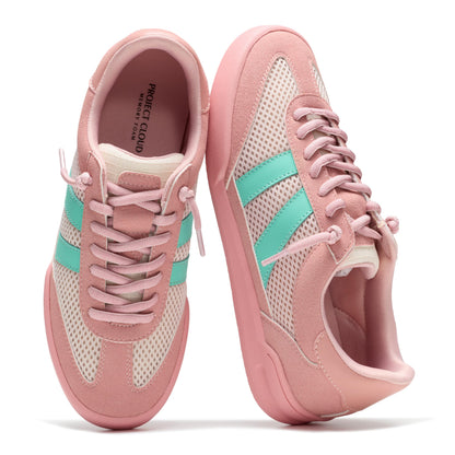 Leather Slip-On Memory Foam Sneakers